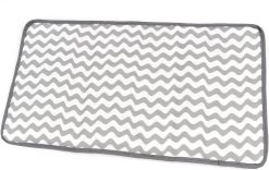 Brisby Slijtvast Verschoonmatje – Voorzien Van Een Klittenbandsluiting Voor Gemakkelijke 1-Hands Bediening - Donkergrijs -Kinderwagens Winkel 1200x760 2