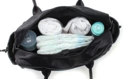 Kidzroom Vision Of Love Luiertas - Zwart - Verschoonmatje - Verstelbare Schouderband -Kinderwagens Winkel 1200x773 2