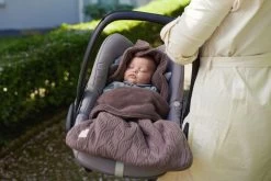 Jollein Voetenzak Voor Autostoel & Kinderwagen - Spring Knit - Chestnut -Kinderwagens Winkel 1200x800 200