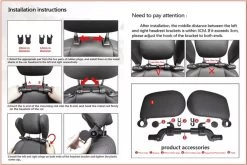 SMP® Hoofdsteun Auto Voor Kinderen En Volwassenen Voor Slapen In Auto - Nekkussen Auto - Reiskussen Auto - Neksteun Auto - Hoofdkussen Auto - Verstelbaar - Memoryfoam Met Ademde Stof - Zwart -Kinderwagens Winkel 1200x800 3