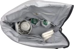 LÄSSIG Luiertas Rolltop Backpack Rugzak Incl Verschoningsmatje Denim Blauw Limited Edition -Kinderwagens Winkel 1200x803