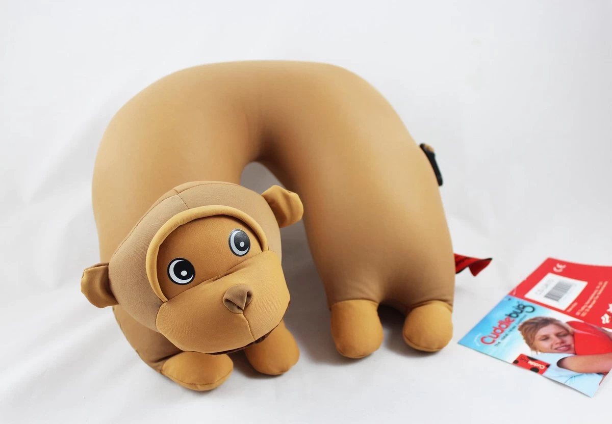 Cuddlebug U-shape Kussen | Aap | Knuffel | Kinderen 7 Cuddlebug U-shape Kussen | Aap | Knuffel | Kinderen - Afbeelding 7