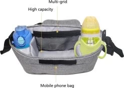 3 In 1 Kinderwagen Tas Universele Wandelwagen | Luiertas Draagtas Reistas Met Fles En Bekerhouder | - Zwart 19 3 In 1 Kinderwagen Tas Universele Wandelwagen | Luiertas Draagtas Reistas Met Fles En Bekerhouder | - Zwart -Kinderwagens Winkel 1200x850 2