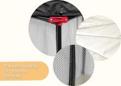 Deryan Draagbare Kinderbox - Zwart - Vaste Matrasbodem - Reisbox - Campingbedje -Kinderwagens Winkel 1200x853 1