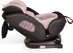 Cangaroo Pilot Black Leather SPS Isofix 360° 0-36 Kg Autostoel Met Zonnekap -Kinderwagens Winkel 1200x865 1