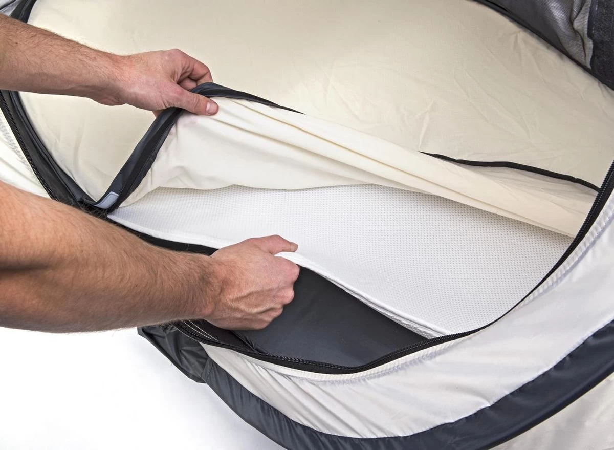 Deryan 3D Welcool Matras - Baby Luxe - Ademend Matras 2 Deryan 3D Welcool Matras - Baby Luxe - Ademend Matras - Afbeelding 2