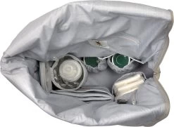 LÄSSIG Luiertas Rolltop Backpack Rugzak Incl Verschoningsmatje Choco Mélange Limited Edition -Kinderwagens Winkel 1200x880 4