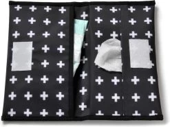 Merkloos KipKep Napper Luieretui - Crossy Black