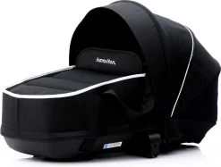 Hamilton By Yoop S1 Plus Buggy Met Monteerbare Premium Wieg – Nieuwer En Hoger 2023 Model - Stroller Met One Hand Folding Technologie – Zwart/Antraciet - Licht, Verstelbaar, Wendbaar - Geschikt Van 0 Maanden Tot 4 Jaar -Kinderwagens Winkel 1200x909