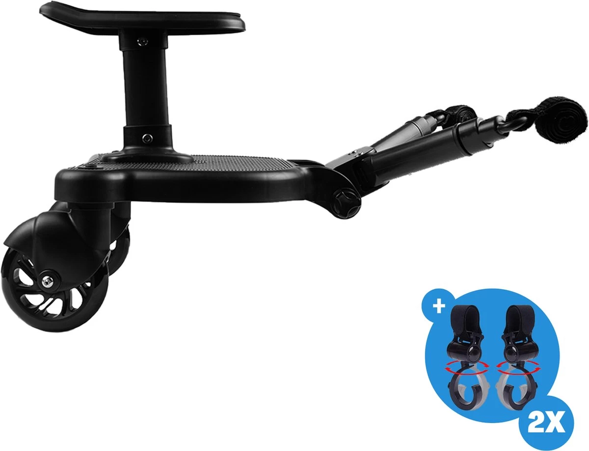 Merkloos Universeel Meerijdplankje Voor Kinderwagen – Inclusief Zitje – Verstelbaar Buggy Board 1 Merkloos Universeel Meerijdplankje Voor Kinderwagen – Inclusief Zitje – Verstelbaar Buggy Board