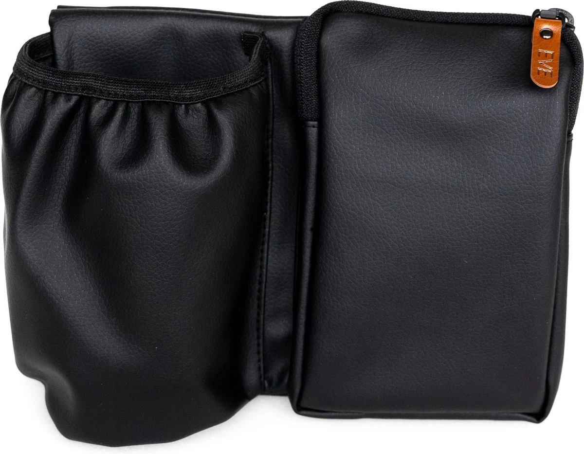 EVE Kids Heupdrager - Baby En Peuter - Heupzitje - Draagzak - Zwart Leer 2 EVE Kids Heupdrager - Baby En Peuter - Heupzitje - Draagzak - Zwart Leer - Afbeelding 2