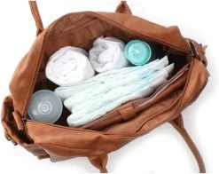 Kidzroom Vision Of Love Luiertas - Bruin - Verschoonmatje - Versteldbare Schouderband -Kinderwagens Winkel 1200x950 5