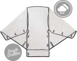 Hauck Regenhoes - Geschikt Voor Buggy's - Transparant, Grijs 11 Hauck Regenhoes - Geschikt Voor Buggy's - Transparant, Grijs -Kinderwagens Winkel 1200x954