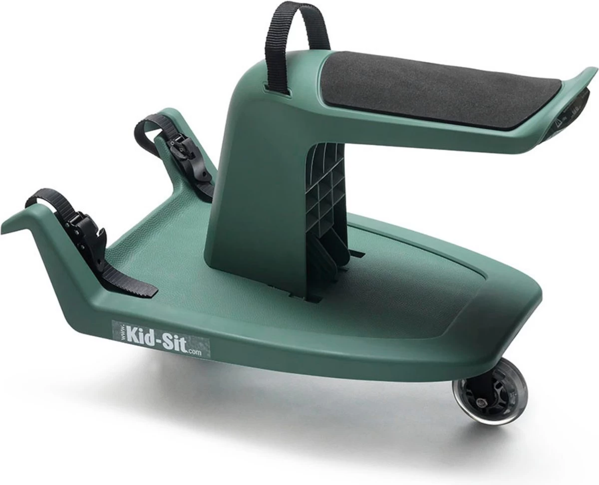 Kid-Sit Meerijdplankje Universeel - Met Zitje - Buggyboard - Tot 4 Jaar - Forest Green - Groen 1 Kid-Sit Meerijdplankje Universeel - Met Zitje - Buggyboard - Tot 4 Jaar - Forest Green - Groen