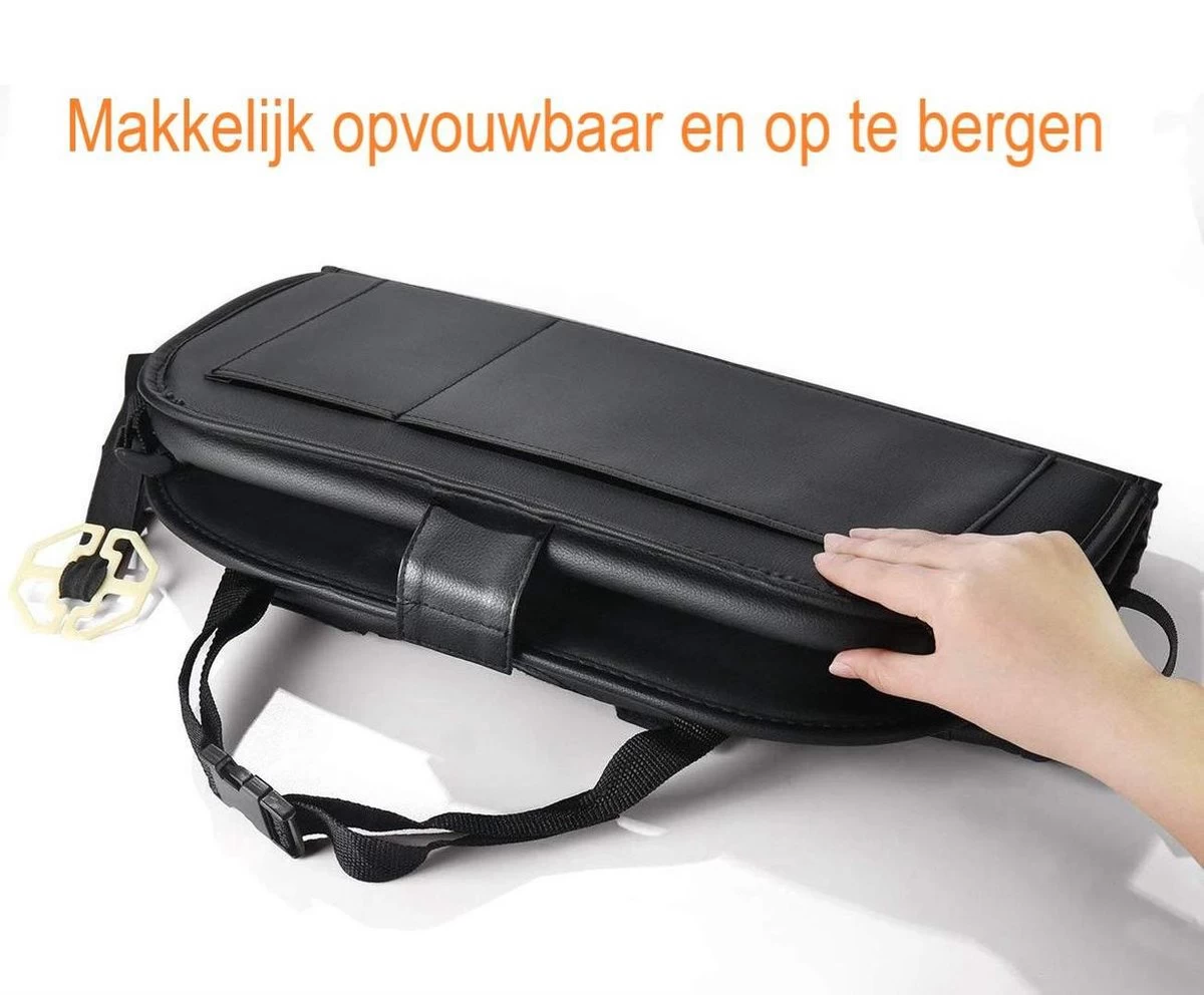 Luxe Auto Organizer Met Tablet Houder Autostoel Organiser Ipadhouder Voor Kinderen – Zwart 5 Luxe Auto Organizer Met Tablet Houder Autostoel Organiser Ipadhouder Voor Kinderen – Zwart - Afbeelding 5