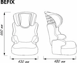 Disney - Autostoel Befix - Goed Getest ANWB - Groep 2/3 - Van 15 Tot 36 KG - Nieuwste Disney PRINSES Design - Zwart, Roze -Kinderwagens Winkel 1200x993 4