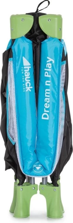 Hauck Dream N Play Campingbedje - Waterblue -Kinderwagens Winkel 396x1200