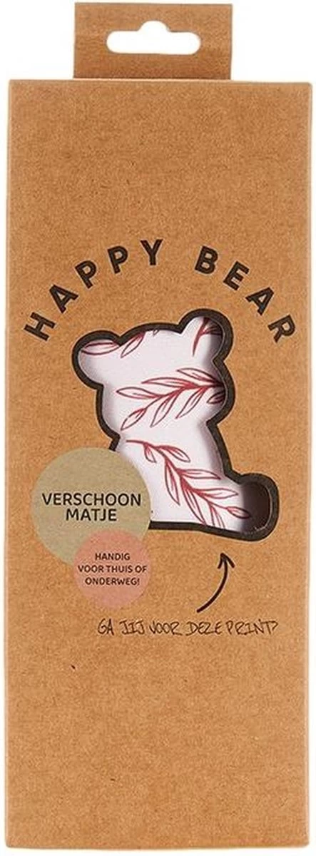 HappyBear | Verschoonmatje - Twiggy | 50cm X 70cm | Handig Voor Onderweg | Compact En Licht Van Gewicht | Waterdichte Toplaag 2 HappyBear | Verschoonmatje - Twiggy | 50cm X 70cm | Handig Voor Onderweg | Compact En Licht Van Gewicht | Waterdichte Toplaag - Afbeelding 2