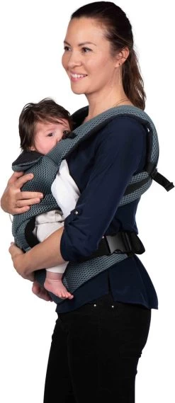 Dooky Ergonomische Draagzak Urban Comfort Green Emerald -Kinderwagens Winkel 521x1200 1