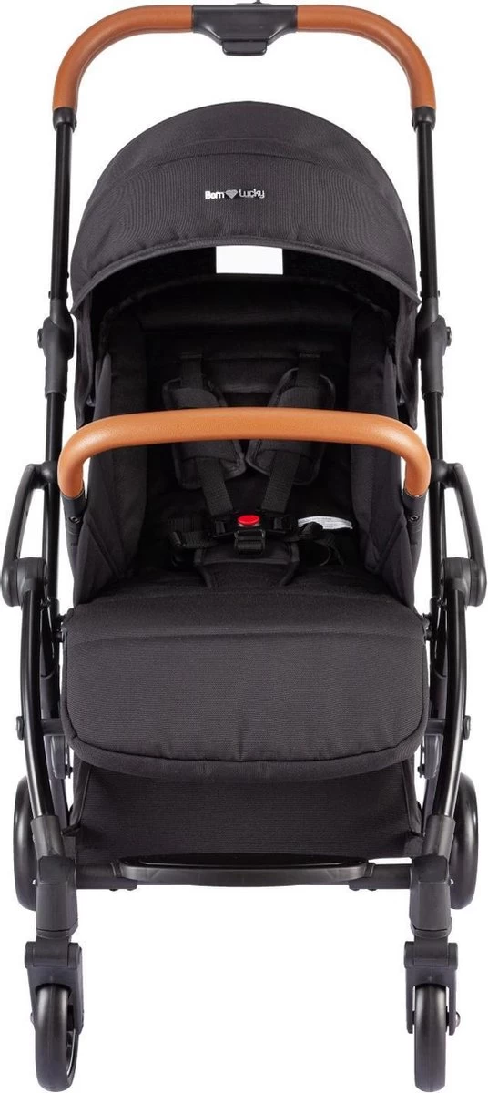 Born Lucky Buggy / Plooibuggy Suv - Compact - Omkeerbare Zitting - Zwart 2 Born Lucky Buggy / Plooibuggy Suv - Compact - Omkeerbare Zitting - Zwart - Afbeelding 2