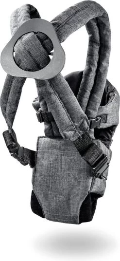 Hauck 2 Way Carrier Draagzak - Buikdrager - Melange Charcoal 11 Hauck 2 Way Carrier Draagzak - Buikdrager - Melange Charcoal -Kinderwagens Winkel 553x1200