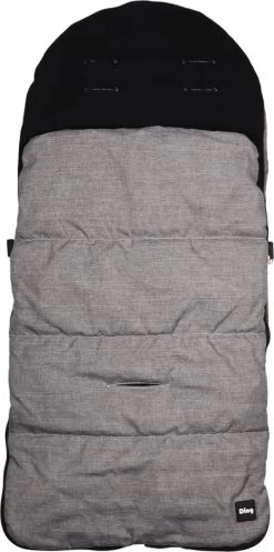 Ding Universele Voetenzak Voor Buggy & Kinderwagen - Grijs -Kinderwagens Winkel 596x1200 1