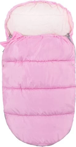 Springos Voetenzak | Voetenzak Buggy | Voetenzak Autostoel | Universeel | 90 Cm | Roze