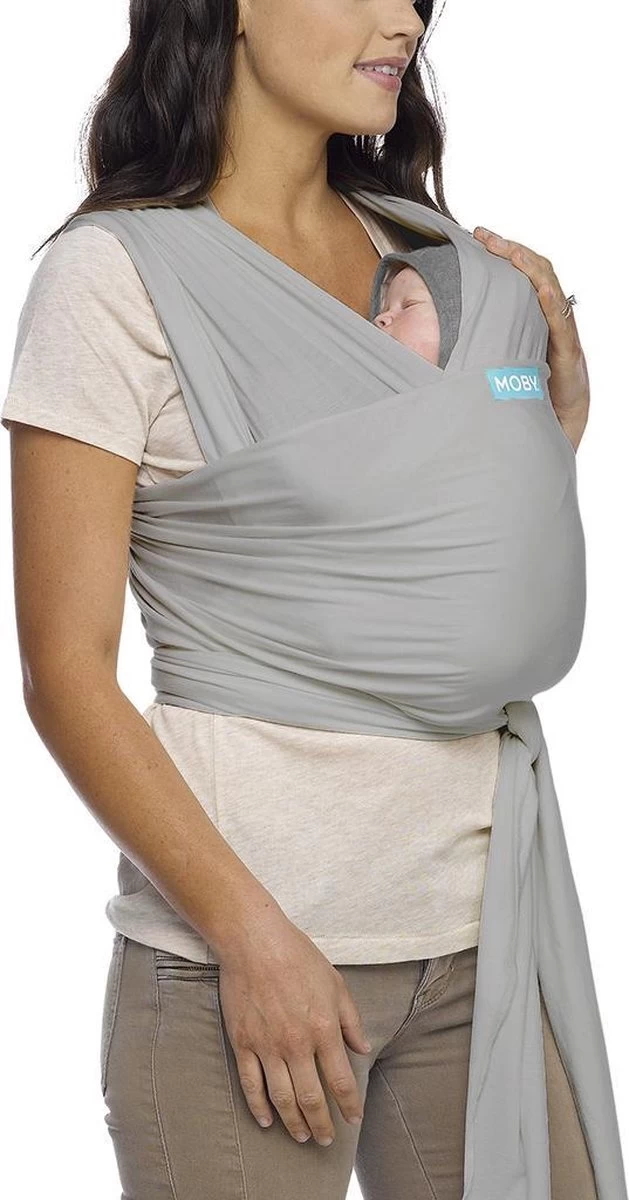 MOBY - Classic Wrap - Stone Grey - Grijs 2 MOBY - Classic Wrap - Stone Grey - Grijs - Afbeelding 2