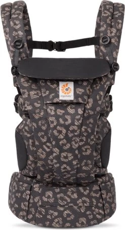 Ergobaby Omni Dream Draagzak - Black Leopard - Ergonomische Baby Draagzak Voor Baby En Drager