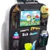 Merkloos Luxe Auto Organizer Met Tablethouder- Autostoel Organiser Voor Kinderen Met Vakken - Tablet Houder Auto Voor Baby En Kind