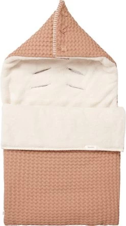 Koeka Oslo Voetenzak Autostoel 0+ 3 Punts - Lichtbruin - Wit