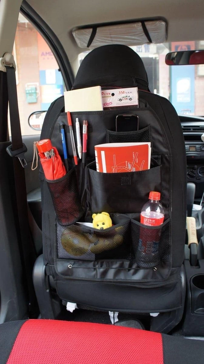 Merkloos Auto Organizer - Zwart 1 Merkloos Auto Organizer - Zwart