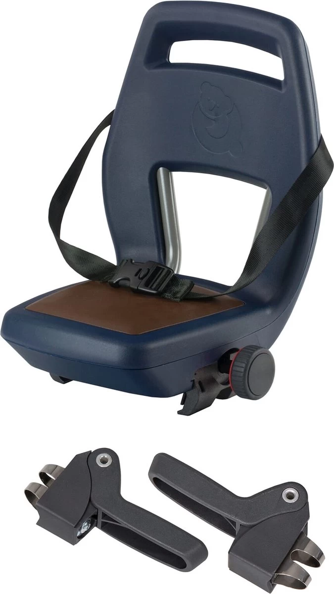 Qibbel 6+ Junior Fietsstoeltje Achter - Blauw Met Bruin Kussentje 7 Qibbel 6+ Junior Fietsstoeltje Achter - Blauw Met Bruin Kussentje - Afbeelding 7