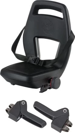 Qibbel 6+ Junior Fietsstoeltje Achter - Zwart - Inclusief Voetsteuntjes -Kinderwagens Winkel 682x1200 3