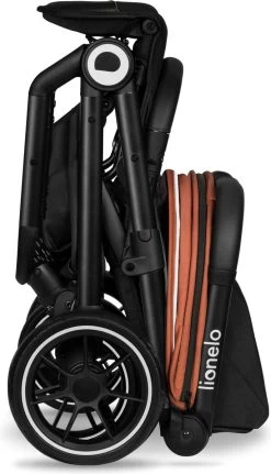 Lionelo Buggy Cloe - Kinderwagen Premium + - Tot 22 Kg - Verstelbare Rugleuning - 5-punts Veiligheidsgordels - Grote Zwenkwielen - Klamboe - Bekerhouder - Lichtgewicht - Compact - Waterdicht -Kinderwagens Winkel 687x1200