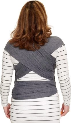 Baby Garden Draagdoek Grijs - Ergonomisch - Original - Inclusief Slabbetje -Kinderwagens Winkel 690x1200 6