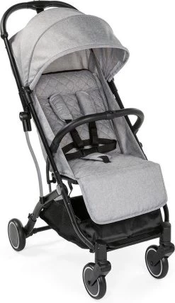 Chicco Trolley Me Light Grey - Wandelwagen Met Trolley Functie