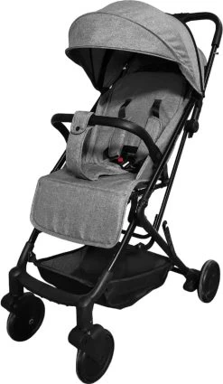 WOOSH New Buggy - Antraciet - One Hand Folding - 3 Slaapstanden - Wandelwagen Tot 25 Kg - Gratis Extra's -Kinderwagens Winkel 697x1200 1