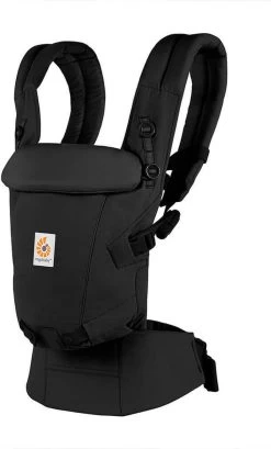 Ergobaby Draagzak Adapt - Soft Touch Cotton - Onyx Black