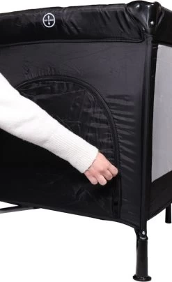 Ding Deluxe Black Campingbedje Incl. Bodemverhoger -Kinderwagens Winkel 734x1200 10