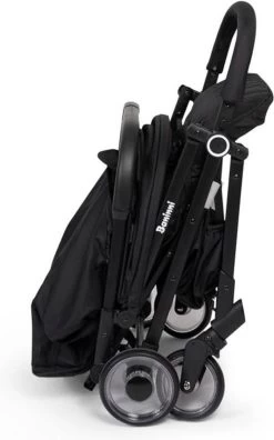 Baninni Automatisch Inklapbare Wandelwagen Vigo Zwart -Kinderwagens Winkel 748x1200