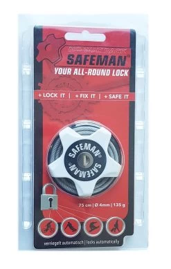 SAFEMAN - Kinderwagen Slot | Mountainbike & Racefiets | Compact & Multifunctioneel | Wit -Kinderwagens Winkel 761x1200 1