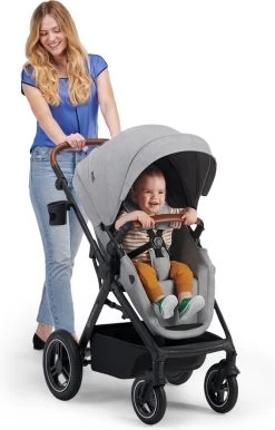 Kinderkraft B-Tour Ash Grey 3-in-1 Combi Kinderwagen Incl. Autostoel KSBTOU00DGR3000 -Kinderwagens Winkel 767x1200 7