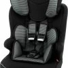 Nania - Racer ISOFIX - Meegroei Autostoel Groep 1 2 3 - Van 9 Tot 36 Kg - Donkergrijs