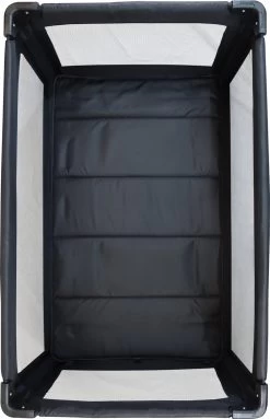 Deryan Luxe Campingbed Compleet - 120x60cm - Bodemverhoger - Verschoonblad - Opbergmand - Grijs -Kinderwagens Winkel 774x1200 6