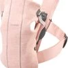 BabyBjörn Draagzak Mini - 3D Jersey - Lichtroze
