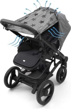 Dooky Universal Cover Zonnescherm Kinderwagen - Grey Stars 16 Dooky Universal Cover Zonnescherm Kinderwagen - Grey Stars -Kinderwagens Winkel 788x1200 2