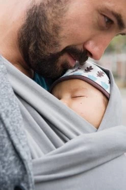 Babylonia - Tricot-Slen Organic - Draagdoek Baby - Silver Blue -Kinderwagens Winkel 798x1200 15