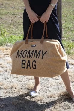 Childhome Mommy Bag Groot - Teddy - Beige -Kinderwagens Winkel 799x1200 67