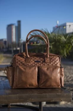 Kidzroom Vision Of Love Luiertas - Bruin - Verschoonmatje - Versteldbare Schouderband -Kinderwagens Winkel 800x1200 101